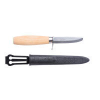 Нож Morakniv Rookie, нержавеющая сталь, деревянная ручка, 12991