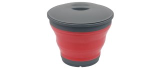 650226 OUTWELL ведро складное с крышкой Collaps Bucket w/lid Red