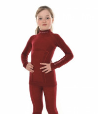 Блуза подростковая на девочку ACTIVE WOOL, бордо