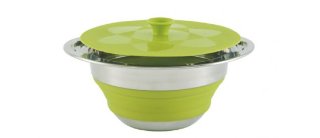650124 OUTWELL кастрюля складная с крышкой Collaps Pot w/lid Green 2,5л
