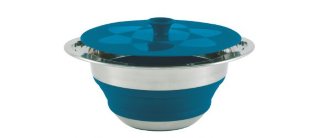 650205 OUTWELL кастрюля складная с крышкой Collaps Pot w/lid Blue 2,5л