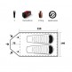Палатка Trimm X3mm DSL, оранжевый 2+1 - Палатка Trimm X3mm DSL, оранжевый 2+1