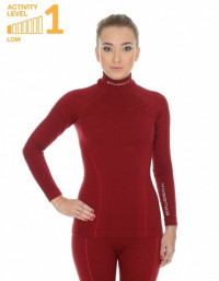 Женская блуза длинный рукав EXTREME WOOL, бордо