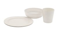 650233 Outwell набор посуды Breakfast Bamboo Set 2 persons, 2 тарелки, 2 миски, 2 стакана