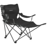 Кресло  Outwell  Windsor Hills Black с пристёгивающим подножием
