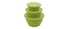 650223 OUTWELL набор складных контейнеров Collaps Bowl Set Green - 3 круглых контейнера