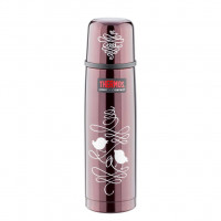 Термос классический Thermos FBB-500 w/Birds, 0.5 л (цвет - темно-рубиновый)