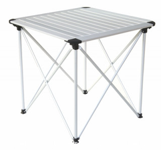3861 Alu.Folding Round Table  стол скл. алюм (70Х70)