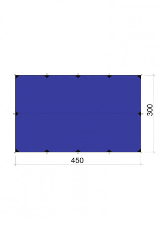 Туристический тент BASK CANOPY SILICONE 3x4,5
