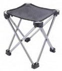 3918 Ultra-light  Alu.Folding Stool табурет скл. алюм (чёрный 20x20x23 см)