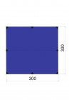 Туристический тент BASK CANOPY SILICONE 3x3