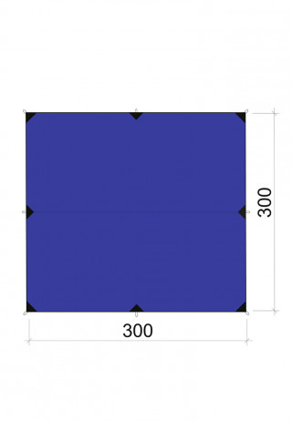 Туристический тент BASK CANOPY SILICONE 3x3