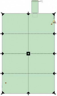 Туристический тент BASK CANOPY V3 3x4.5