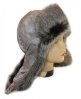 Шапка ушанка женская, Плащёвка Золотой рисунок, мех Волк седой NEW - Shapka_ushanka_jenskaya_plashevka_Zolotoy_risunok_meh_Volk_sedoy_NEW.jpg