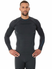 Мужкая футболка длинный рукав THERMO Nilit Heat, графит