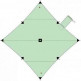 Туристический тент BASK CANOPY V3 4x4 - Туристический тент BASK CANOPY V3 4x4