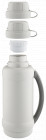 Термос со стеклянной колбой Thermos 34-100 объем 1 л (серый/синий)