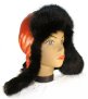 Шапка ушанка женская, Плащёвка Терракот, мех Бобёр - Shapka ushanka genskay__plashevka_terrakot_meh_Bober.jpg