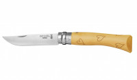 Нож складной Opinel №7 VRI Nature-Hearts (сердца)