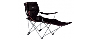 470072 Outwell кресло до 125кг с подножием Windsor Hills Black
