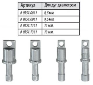 Наконечник для алюмниевых дуг LOCK TIPS ALU 1,1