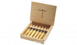 Набор складных ножей Opinel №7 VRI Nature из 6 штук
