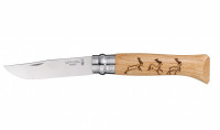 Нож складной Opinel №8 VRI Animalia Deer (олень)