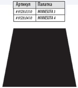 Дно под тамбур палатки MINNESOTA 4 LUXE