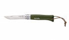 Нож складной Opinel Trekking №8 VRI Colored Tradition Khaki с темляком