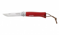 Нож складной Opinel Trekking №8 VRI Colored Tradition Red с темляком