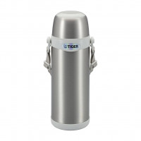 Термос классический Tiger MBI-A080 Clear Stainless White, 0.8 л (цвет - серебристый с белым)