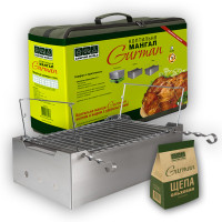 Коптильня-мангал Camping World Gurman, размер S (1 ярус)