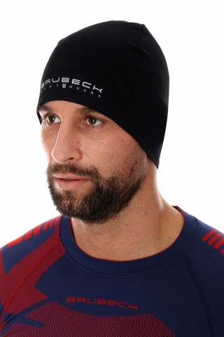 Шапка унисекс Merino Wool шерсть, черная