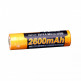 Аккумулятор 18650 Fenix 2600U mAh с разъемом для USB - Аккумулятор 18650 Fenix 2600U mAh с разъемом для USB