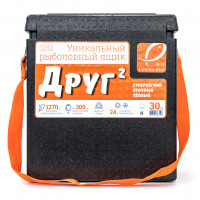 Рыболовный ящик Camping World "Друг" 30 л цвет черный
