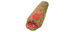 740017 Outwell спальник с фонариком в комплекте Butterfly girl Sleeping Bag