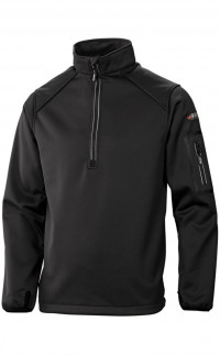 Толстовка с горловиной на молнии Men's Half-Zip Black