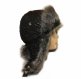Шапка ушанка женская,плащевка Стёганка цветок, мех Волк седой NEW - Shapka_ushanka_jenskaya_Steganka_cvetok_meh_Volk_sedoyi_NEW.jpg