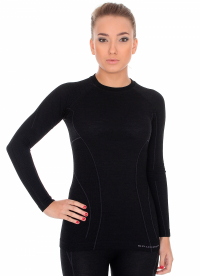 Блуза женская ACTIVE WOOL, черный
