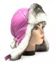 Шапка ушанка женская, плащёвка Брусника, мех Соболь - Shapka_ushanka_jenskaya_plashevka_Brusnika_meh_Sobole.jpg